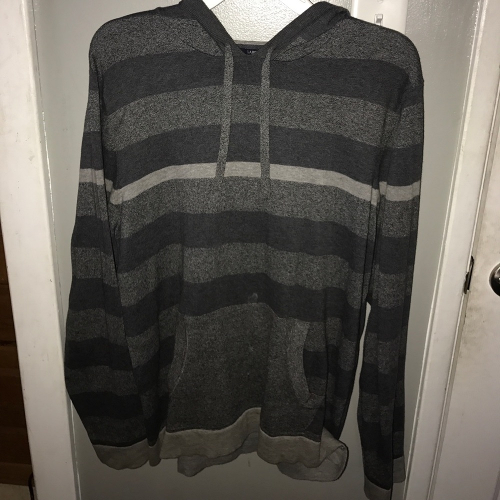 Men's Hoodie Large Stripes - Picture 2 of 3