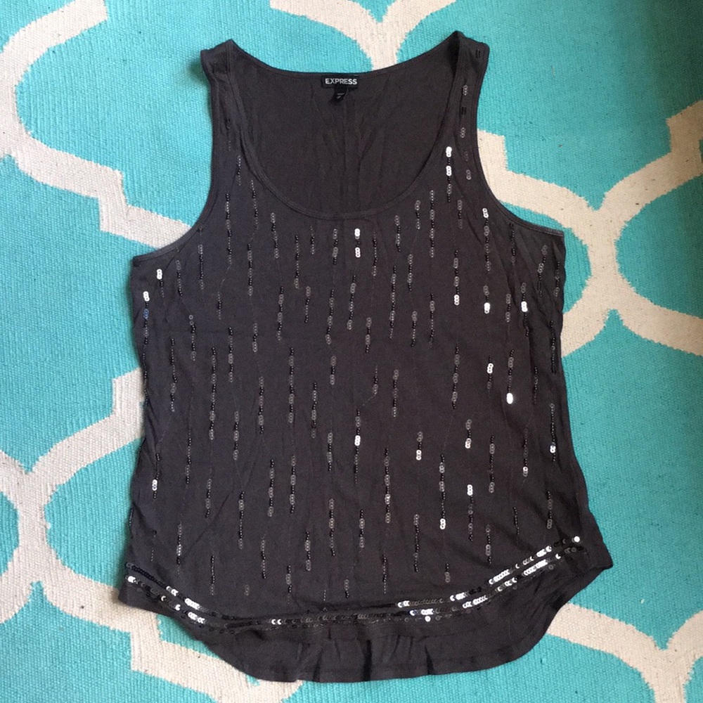 Express Sequined tank top ✨