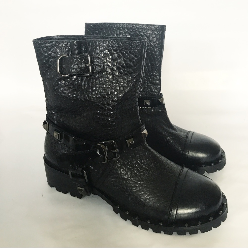 NEW Leather Black Boots