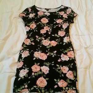 Floral body con dress