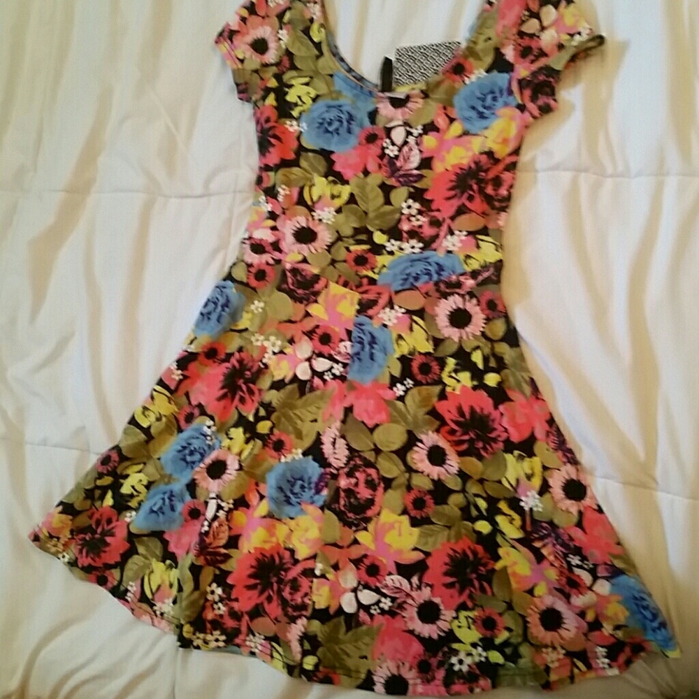 Floral Skater Dress