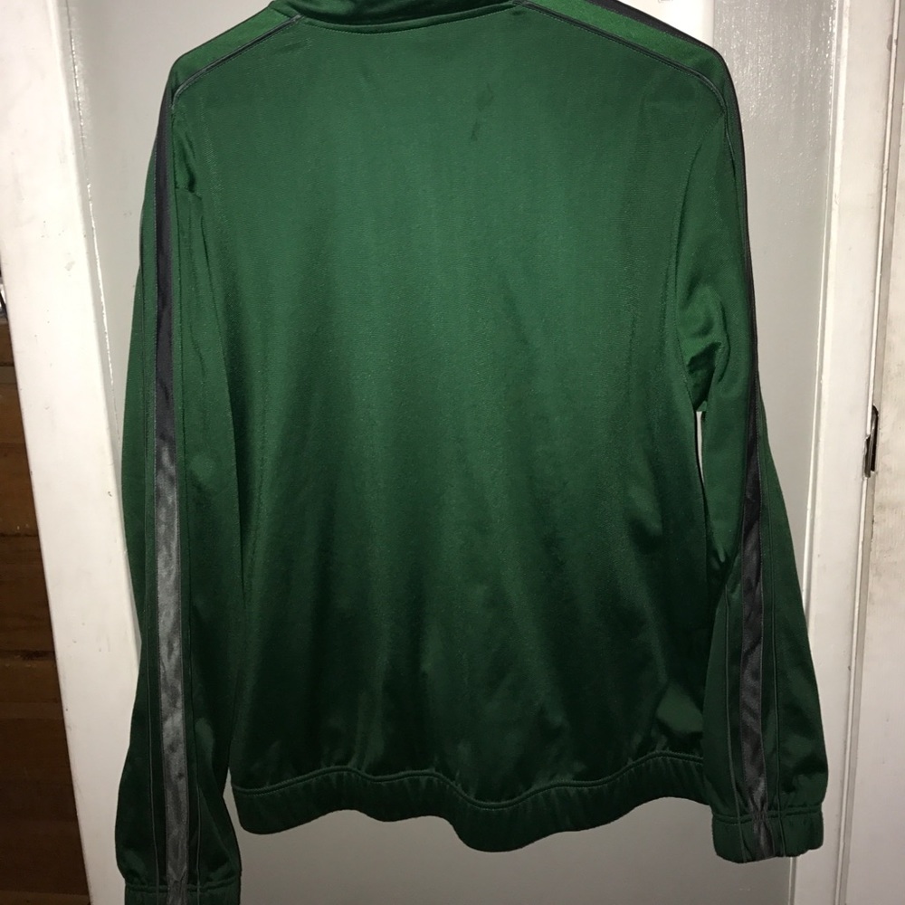 Nike Men's Green Track Sweater Dri-Fit - Picture 3 of 5
