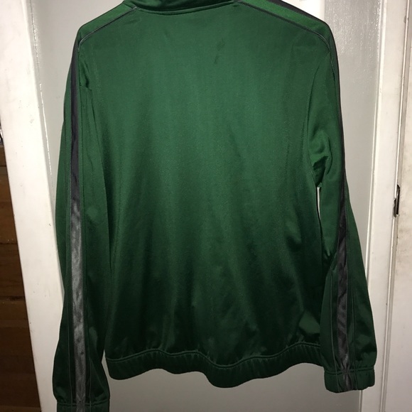 Nike Men's Green Track Sweater Dri-Fit - Picture 3 of 5