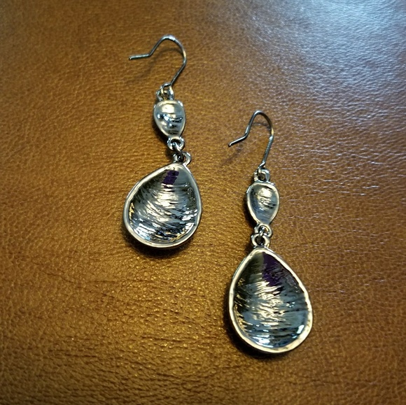 Glazed Green Dangle Earrings - Picture 4 of 5