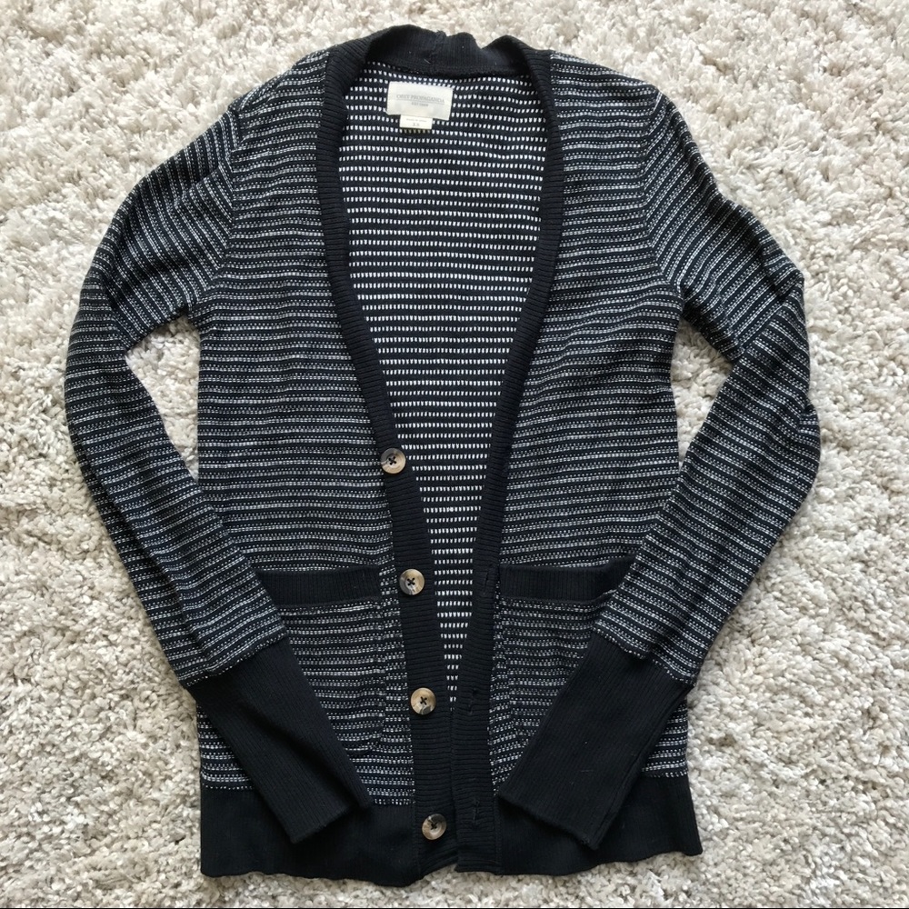 Obey striped cardigan