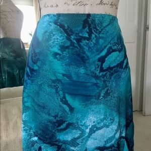 Chico's patterned skirt