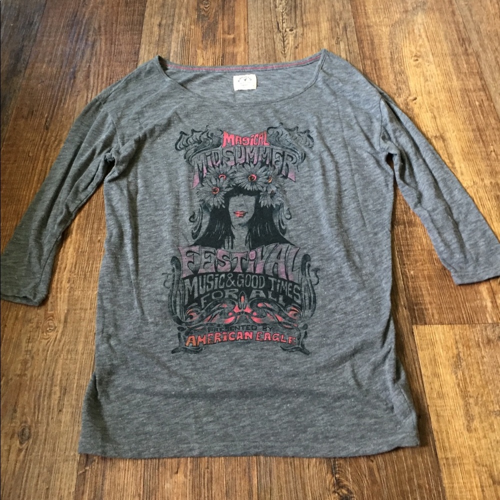 American Eagle festival top