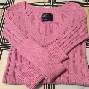 American Eagle cable-knit sweater