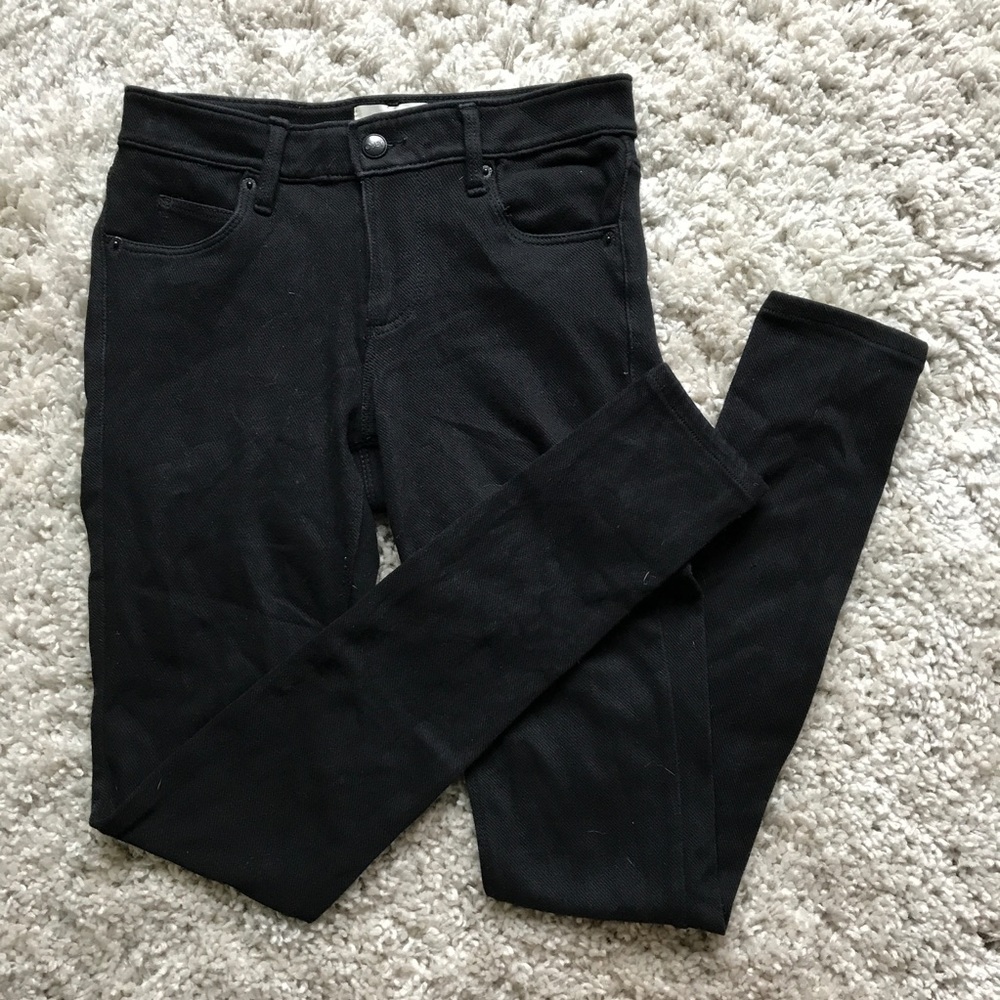 Obey black stretch skinny jeans