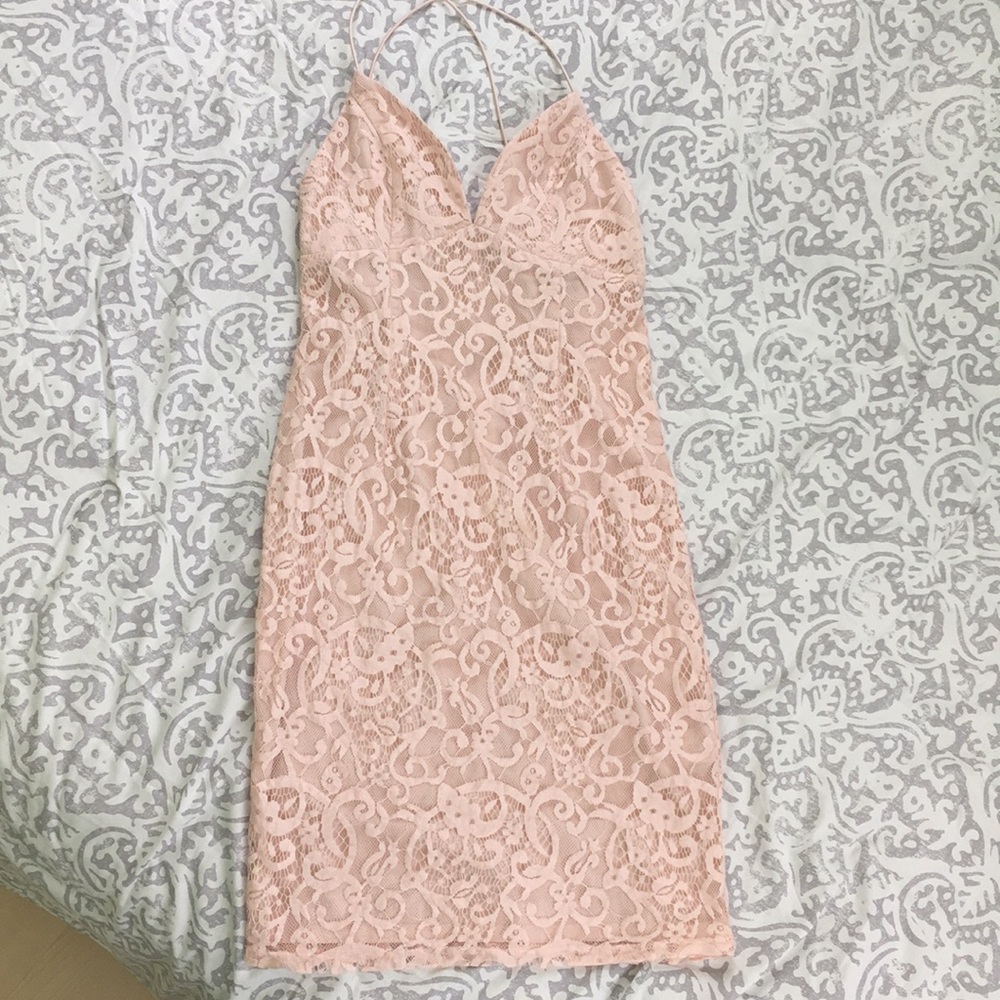 Light Pink Tobi Lace dress