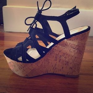 FINAL OFFER!!! BRAND NEW black wedges!