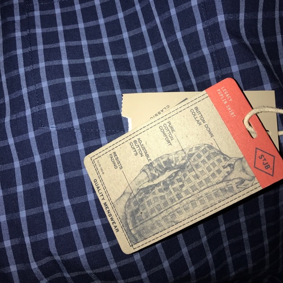 Plad Men's Casual Dress Shirt Button Down - Picture 5 of 5