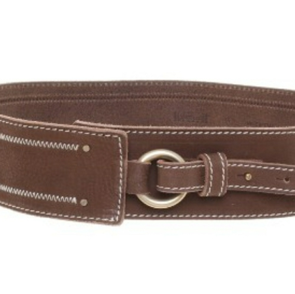Gorgeous brown leather Wolford adjustable belt