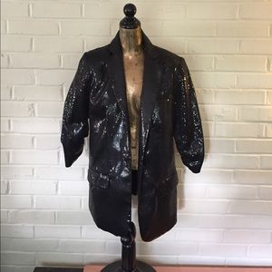 Arden B black sequin blazer