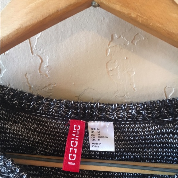 H&M Black Aztec Knit Sweater - Picture 2 of 2