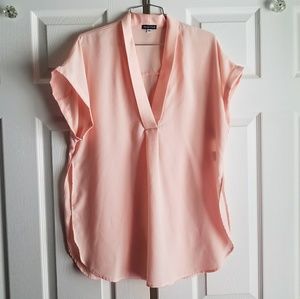 Tunic Blouse w V-neck Size M