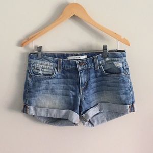 Authentic Distressed Joe's Jean shorts