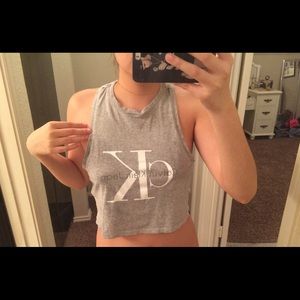 calvin klein crop top