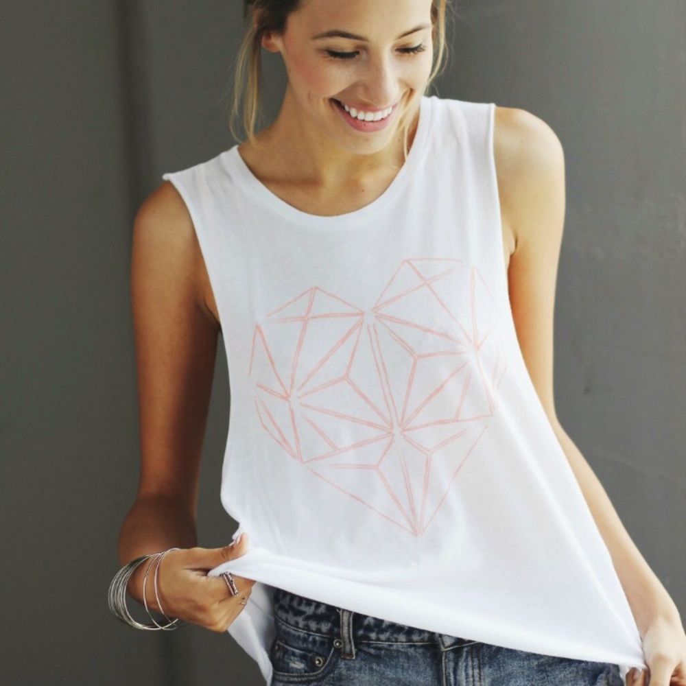 Prism Heart Graphic Tee
