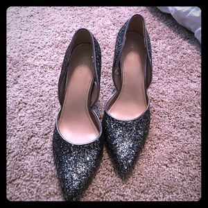 EXPRESS sparkly stiletto heels size 8
