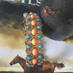 ✨Pretty Blue and Orange Bracelet✨