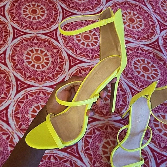 Neon Green Heels - Picture 2 of 3
