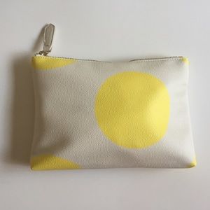 SOLD // Yellow Polka Dot Clutch