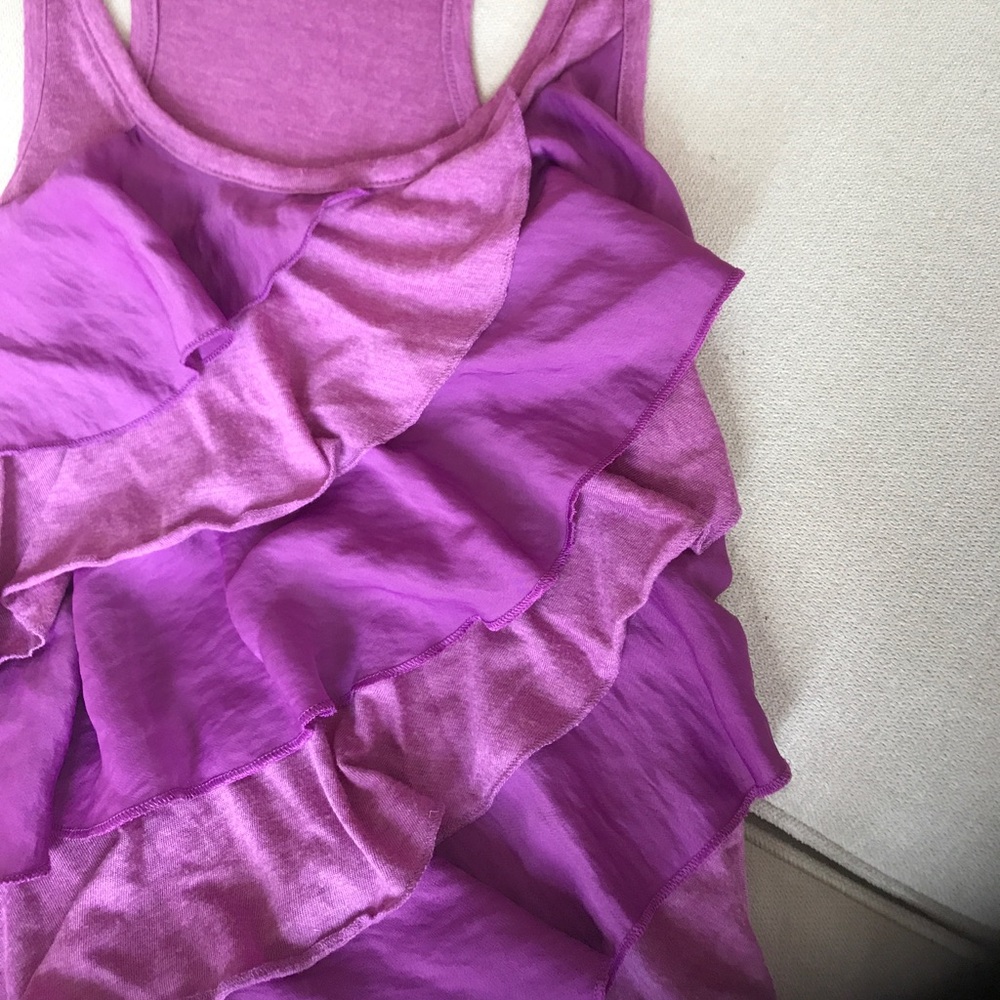 Purple Ruffled Shirt - Picture 4 of 4