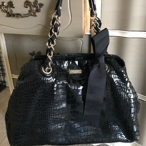 Kate Spade Real Leather Faux Alligator Look Bag