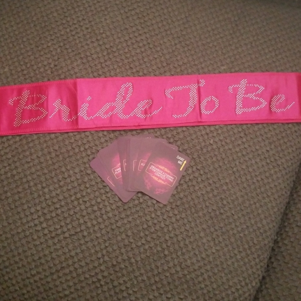 Bride To Be sash