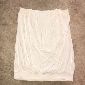 White A&F tube top