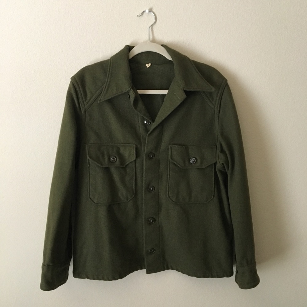 vintage shirt jacket | medium