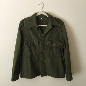 vintage shirt jacket | medium