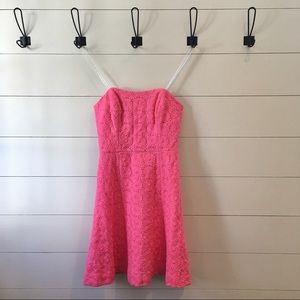 Lilly Pulitzer Payton Pink Strapless Dress