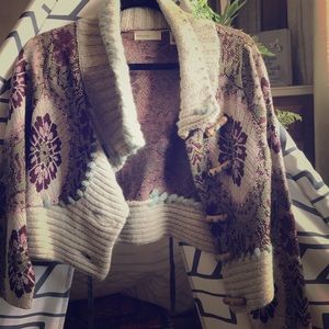 Anthro , sleeping on snow jacket .