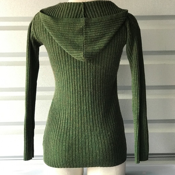 🍇 SOLD! Free People Wool-Blend Hoodie Sweater - Picture 4 of 8