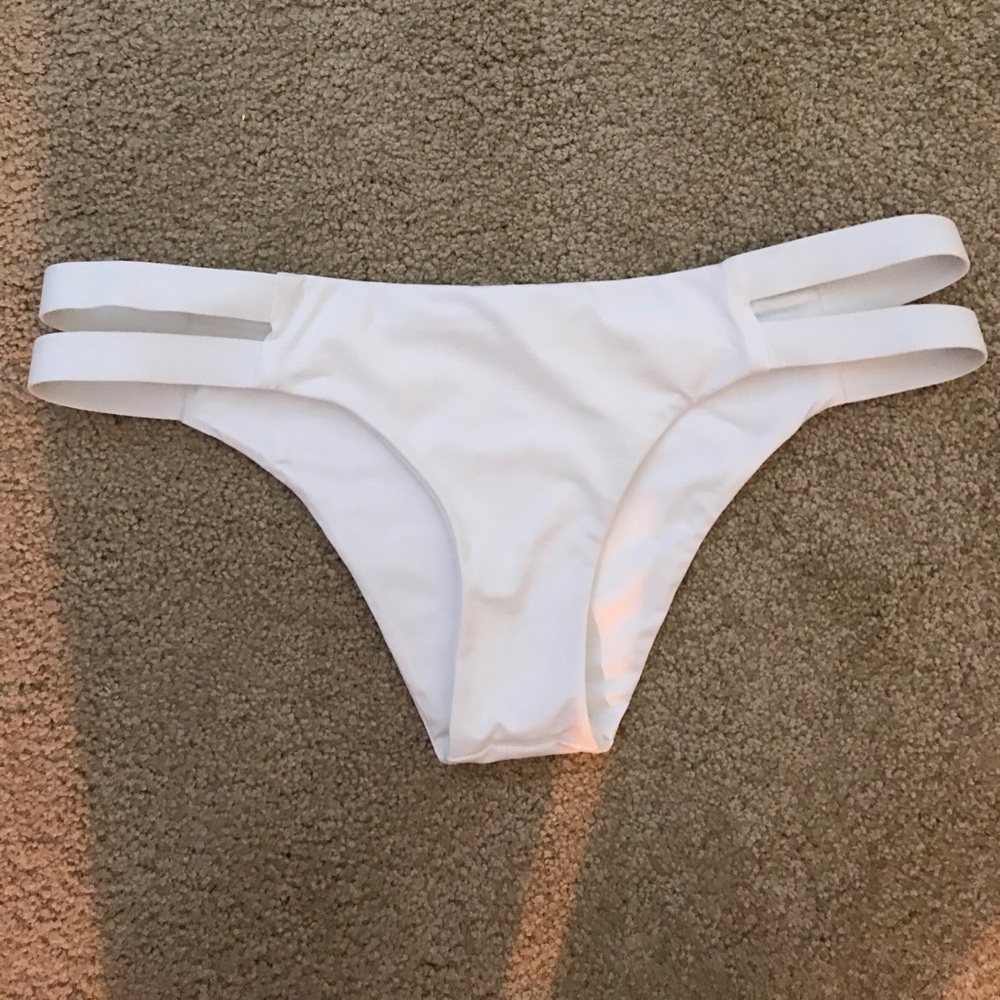 Tavik Chloe Moderate Bikini Bottoms White