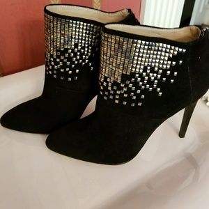 Black Suede Monroe Bootie