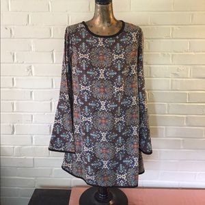 Bell sleeve dress