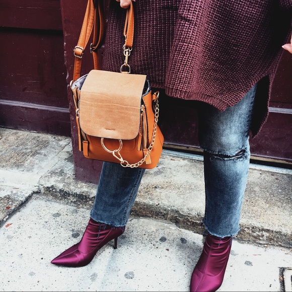 Makayla Brown Vegan O Ring Mini Backpack - Picture 8 of 8