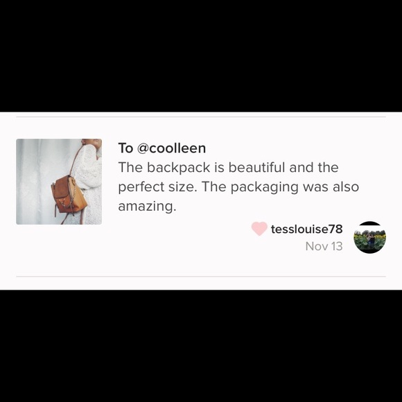 Makayla Brown Vegan O Ring Mini Backpack - Picture 7 of 8