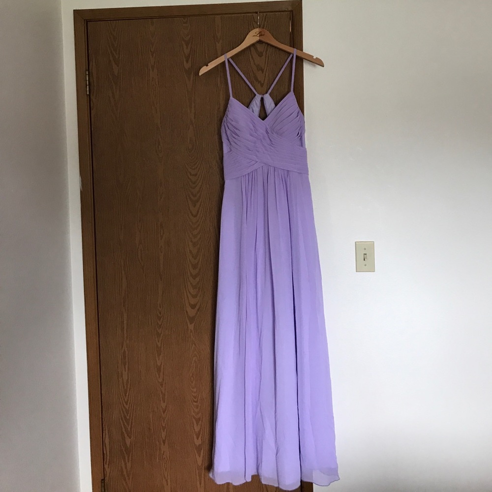 Azazie bridesmaid dress size:6 color: lilac