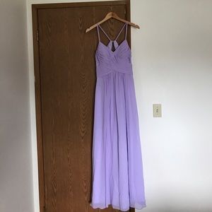 Azazie bridesmaid dress size:6 color: lilac