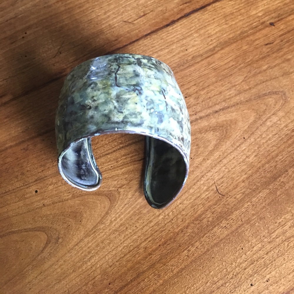 Tortoise shell cuff bracelet