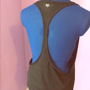 Forever 21 black mesh top size M