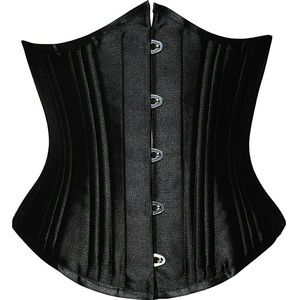 Steel boned corset