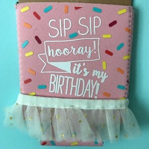 It's My Birthday Tutu Coozie *BRAND NEW*