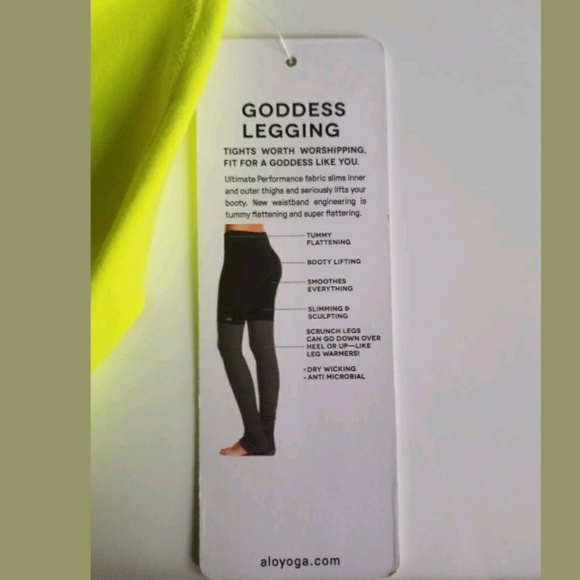 ALO Yoga Goddess Ribbed Leggings New! - Picture 5 of 7
