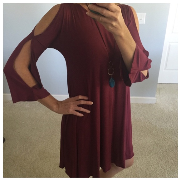 🌸1 SMALL LEFT🌸Slit Sleeve Tunic/Dress - Picture 5 of 6