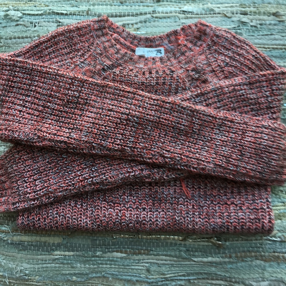 Red and Brown Sweater